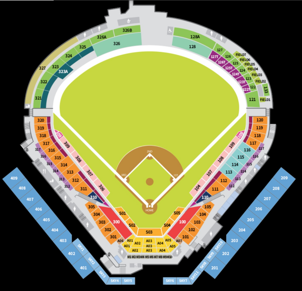 한화생명-볼파크-좌석-구성도
