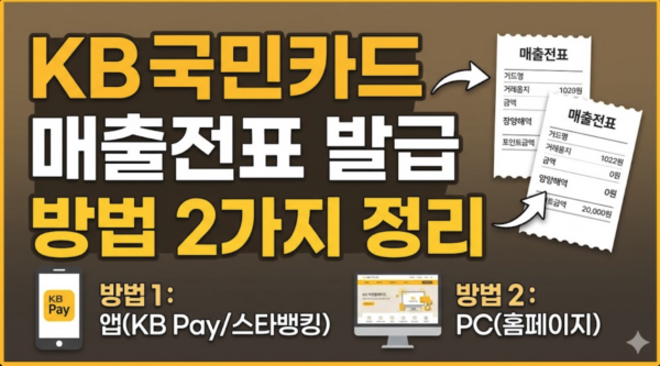 KB-국민카드-매출전표-발급-방법