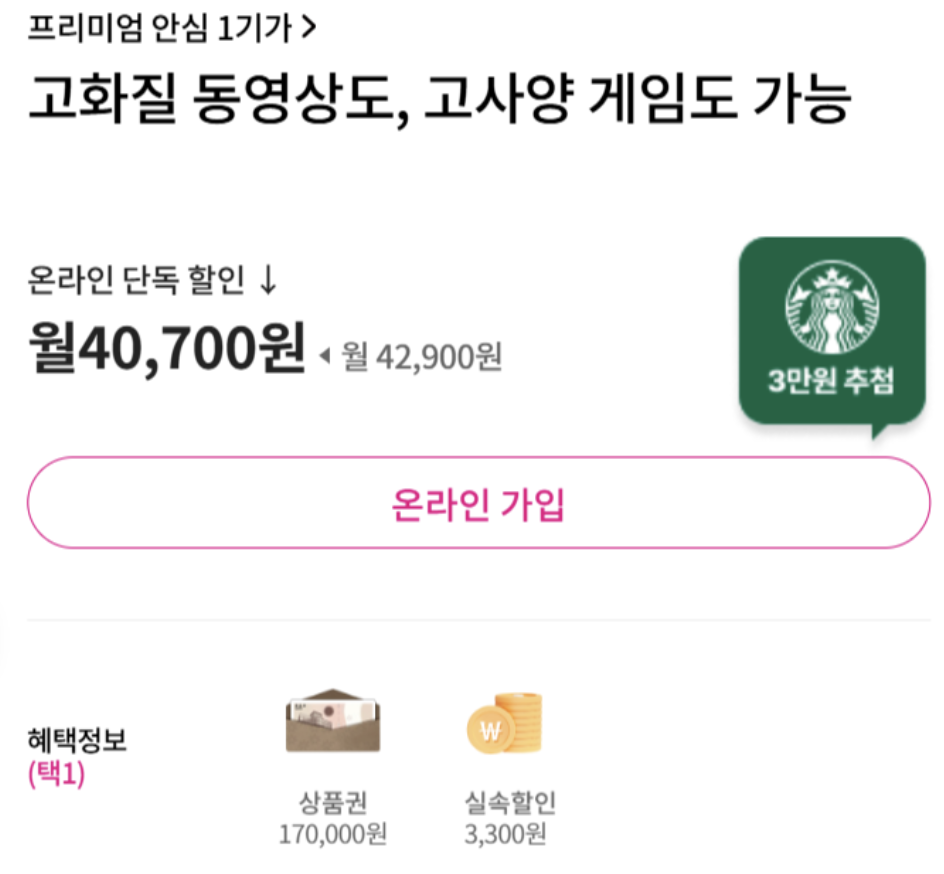 프리미엄-안심-1기가