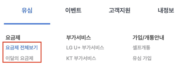 에르엘-유심-요금제