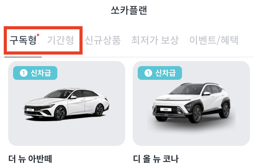 쏘카플랜-구독형-기간형