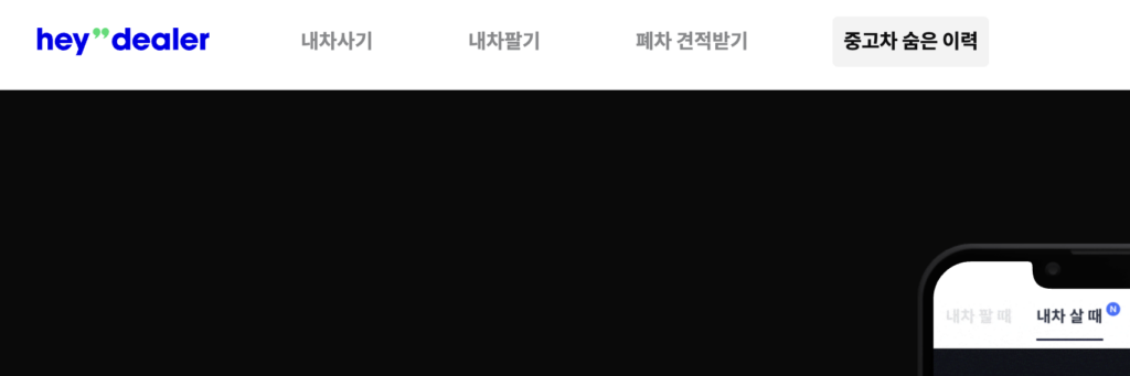 헤이딜러-중고차-숨은-이력