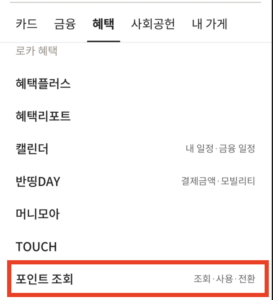 롯데카드-포인트-조회