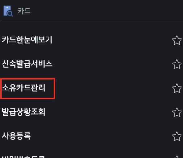 국민카드-앱-소유카드관리